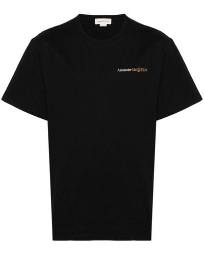 Alexander McQueen T-shirt With Logo - Black