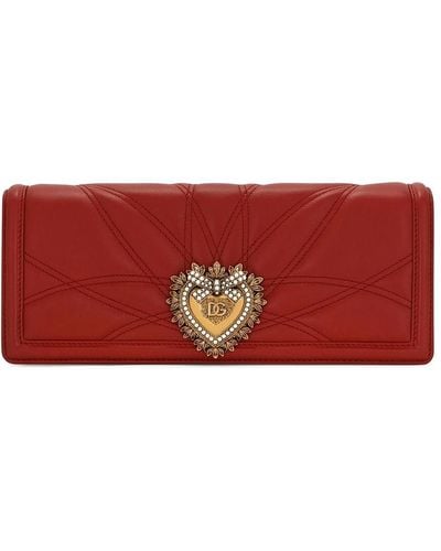 Dolce & Gabbana Devotion Quilted Shoulder Bag - Red