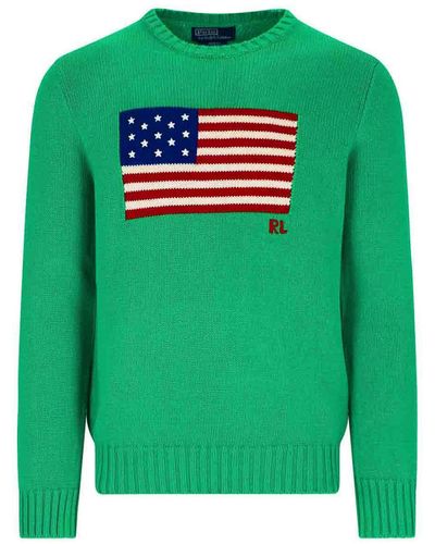 Polo Ralph Lauren Iconic Embroidery Jumper - Green