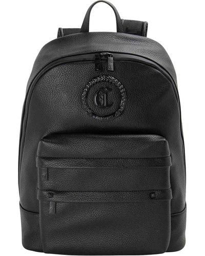 Just Cavalli Logo Backpack - Black