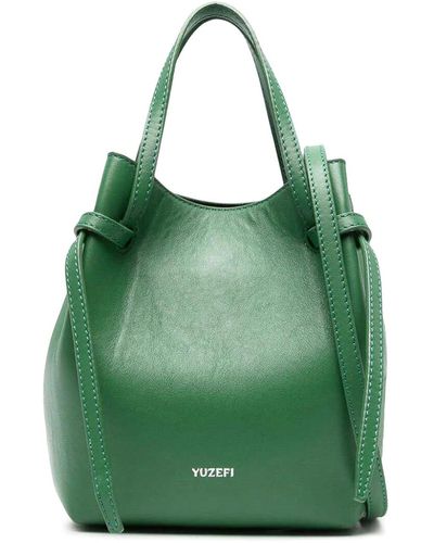 Yuzefi Leather Bag - Green