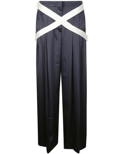 JW Anderson Wide Leg Trousers - Blue