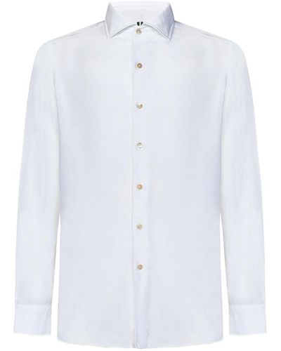 Luigi Borrelli Napoli Cotton Shirt - White