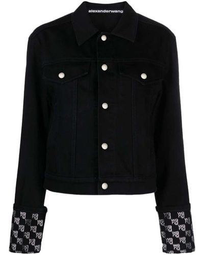 Alexander Wang Cotton Denim Shirt - Black