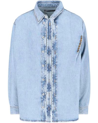 Y. Project Shirt Jacket - Blue