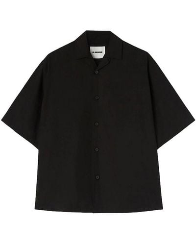 Jil Sander Shirt With Logo - Black