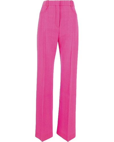 Jacquemus Flared Trousers - Pink
