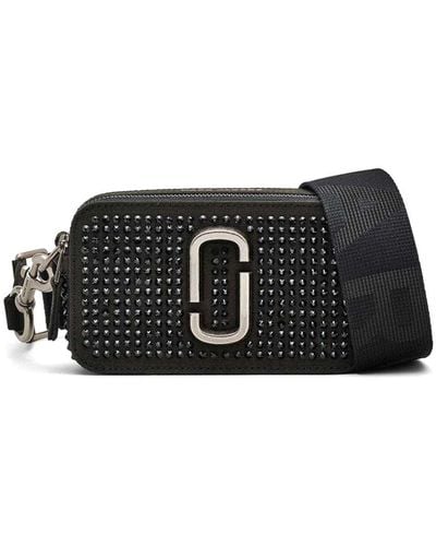 Marc Jacobs Crystal Embellished Camera Bag - Black
