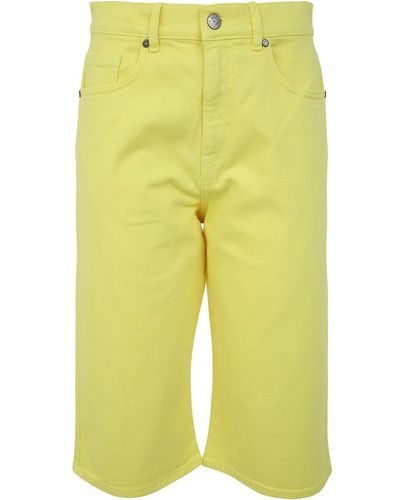 P.A.R.O.S.H. Drill Cotton Trousers - Yellow