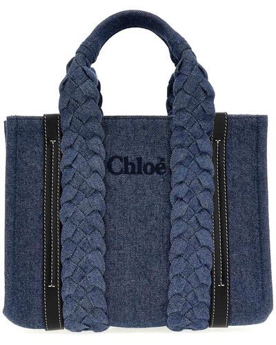 Chloé Small Shopping Bag - Blue