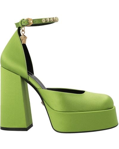 Versace Medusa Aevitas Court Shoes - Green