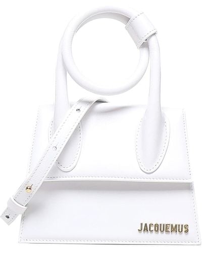 Jacquemus Le Chiquito Noeud Tote - White
