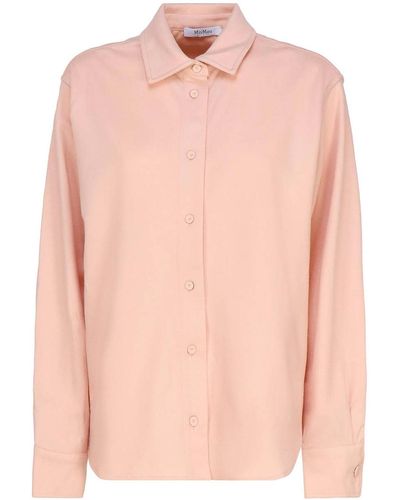 Max Mara Wool Shirt Jacket - Pink