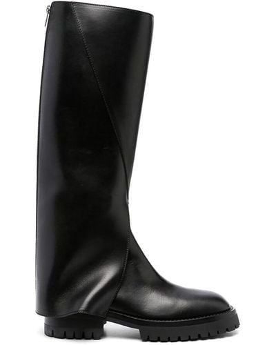 Ann Demeulemeester Knee-length Boots - Black