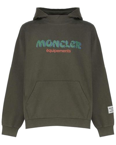 Moncler Logo Hoodie - Green