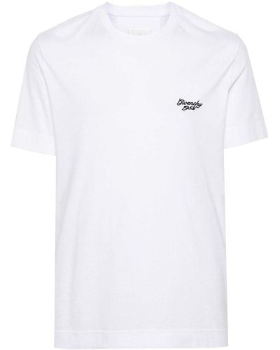Givenchy Logo-embroidered T-shirt - White