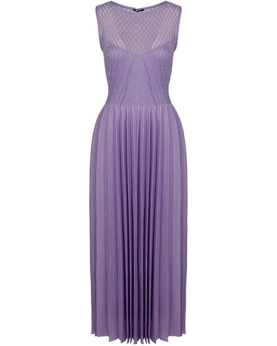 Antonino Valenti Long Plain Dress - Purple