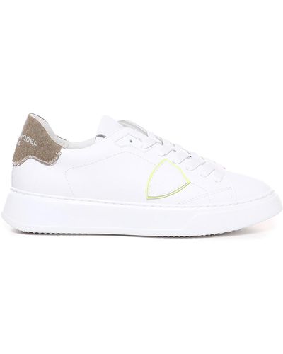 Philippe Model Paris Leather Trainers - White