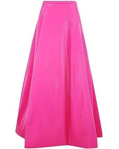 Emporio Armani Long Balloon Skirt - Pink