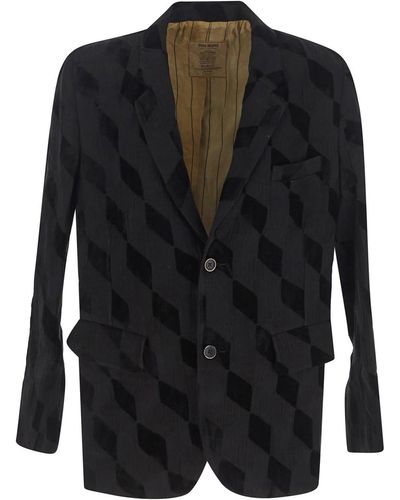 Uma Wang Linen Jacket - Black