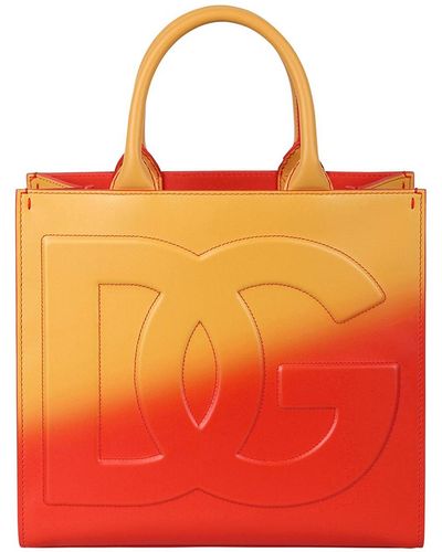 Dolce & Gabbana Dg Daily Medium Tote Bag - Orange