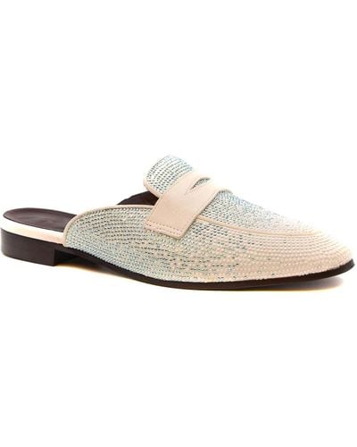 Bougeotte Leather Mules - White