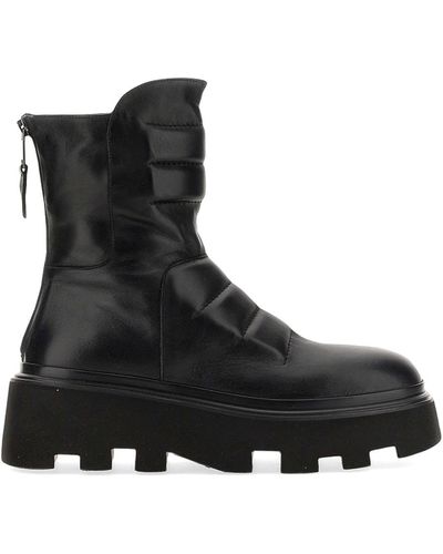 Elena Iachi Leather Boot - Black