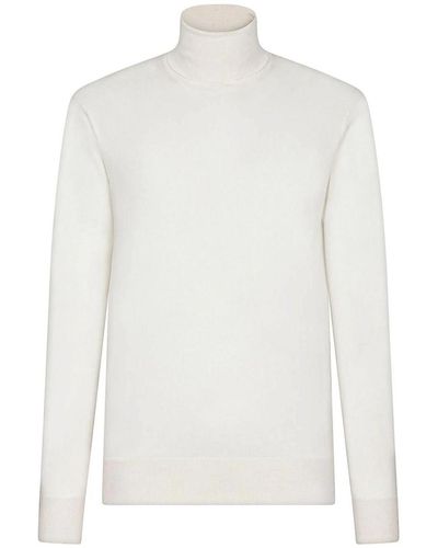 Dolce & Gabbana Turtle Neck Pullover - White