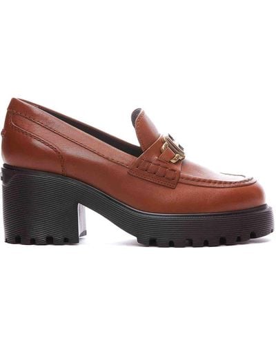 Hogan H649 Pump Loafers - Brown