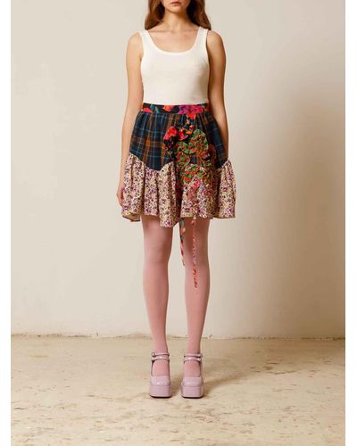 CAVIA Anna Mini Skirt - Natural