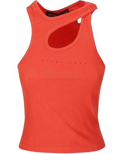 OTTOLINGER Ribbed Tank Top - Red