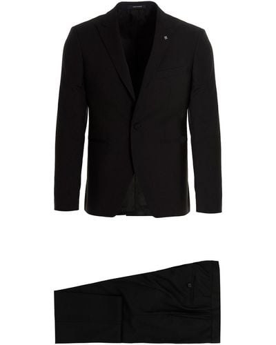 Tagliatore Wool Two-piece Tuxedo - Black
