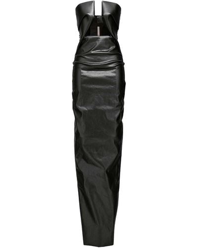 Rick Owens Prong Gown Dress - Black