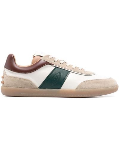 Tod's Suede Leather Trainers Shoes - Multicolour