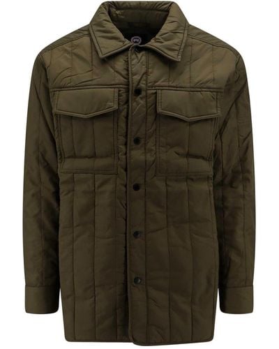 Canada Goose Padded And Quilted Nylon Jacket - Green
