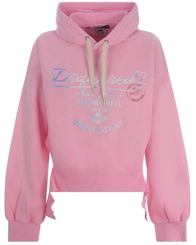 DSquared² Hooded Sweatshirt - Pink