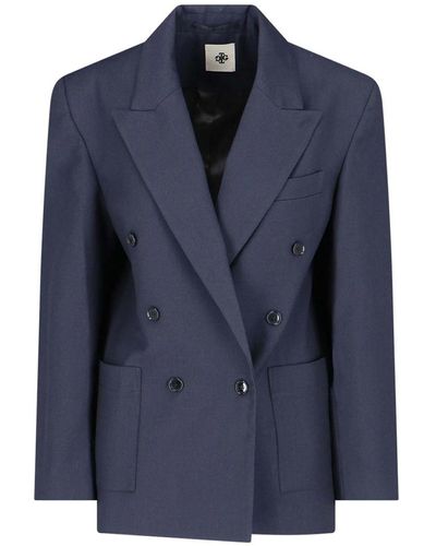 THE GARMENT Double-breasted Blazer - Blue