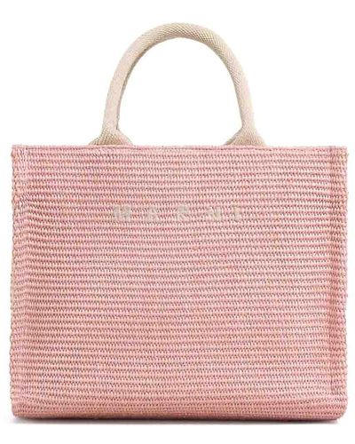 Marni Tote Bag With Logo - Pink