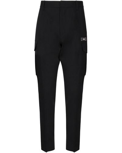 DSquared² Tapered Utility Trousers - Black