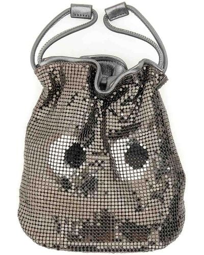 Anya Hindmarch Pouch In Mesh - Gray