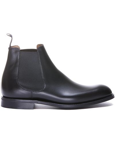 Church's Leather Chelsea Boots - Black