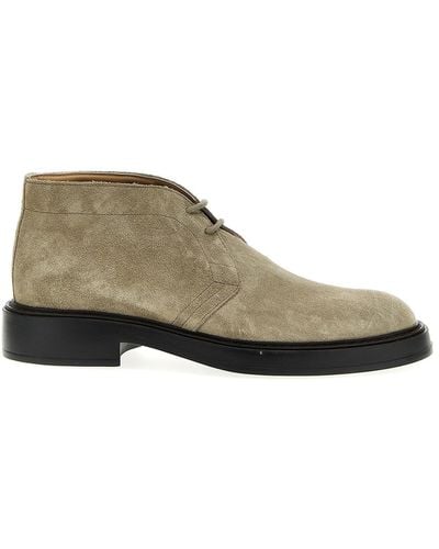 Tod's Suede Boots - Natural