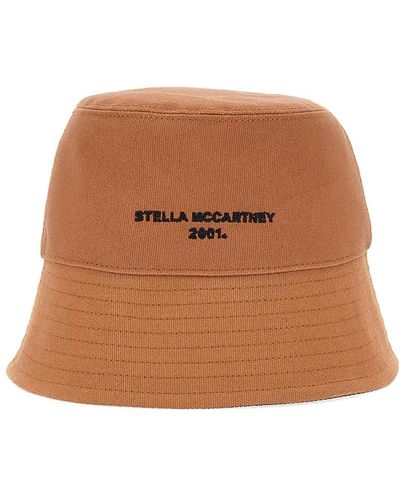 Stella McCartney Double Face Bucket Hat - Brown