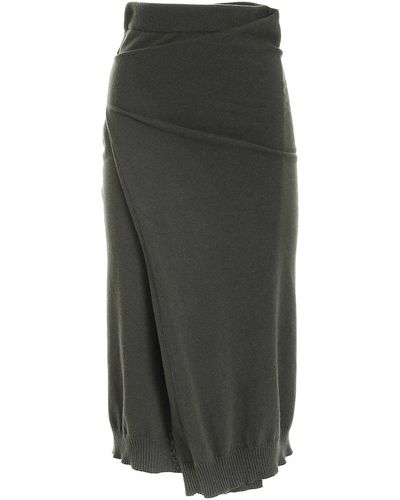 KENZO Asymmetrical Skirt In - Gray