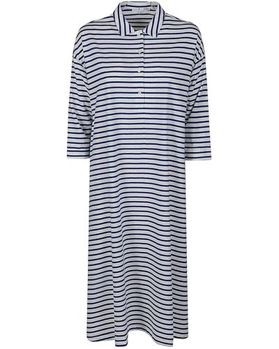 Shirt C-zero Cotton Polo Dress - Blue