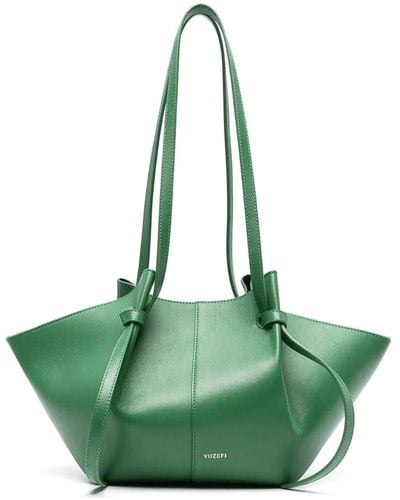 Yuzefi Mochi Leather Bag - Green