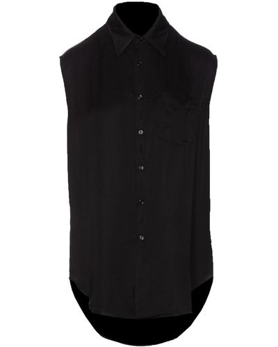 MM6 by Maison Martin Margiela Distressed Shirt - Black