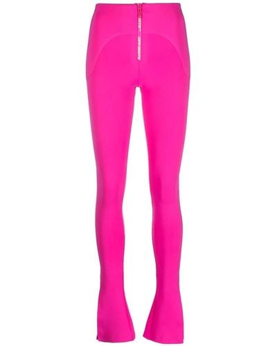 Off-White c/o Virgil Abloh Zip Logo Split leggings - Pink