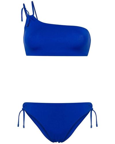 Eres Bass Java Asymmetric Bikini Set - Blue