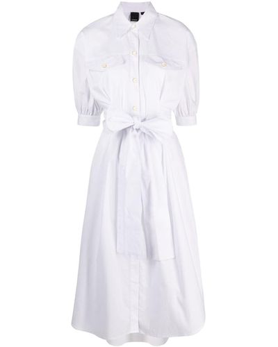 Pinko Abbigliato Shirt Dress - White